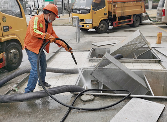 明水隔油池清理